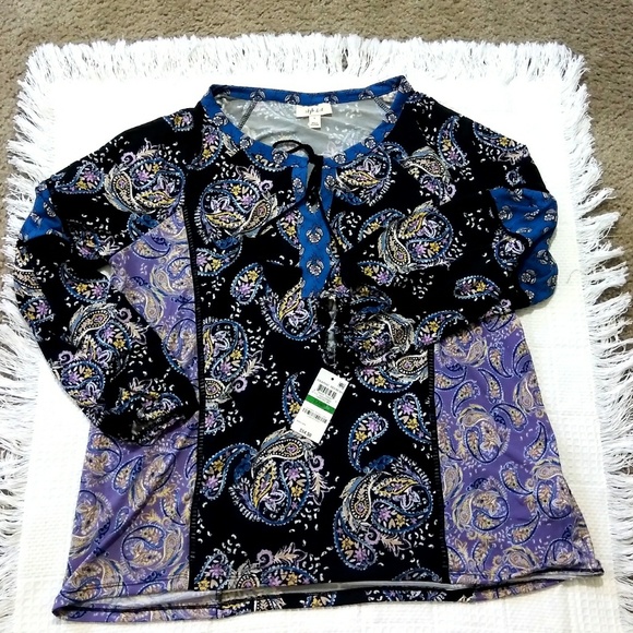 Style & Co.  Carefree Blouse WT-2 - Picture 2 of 5